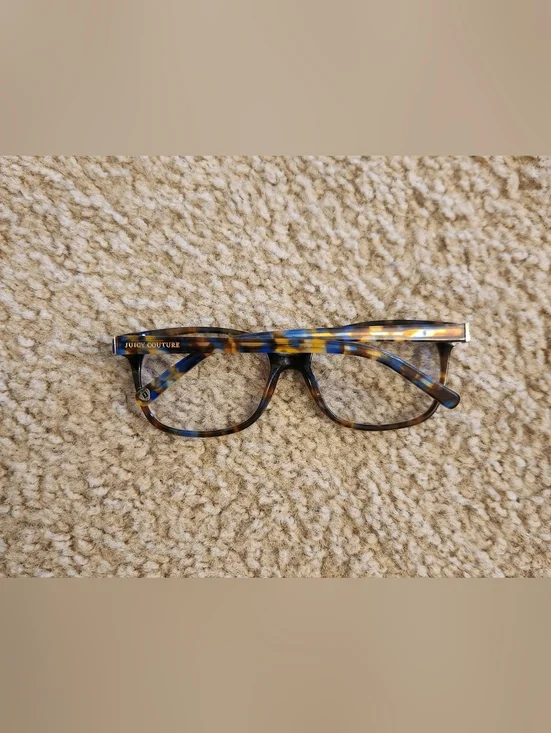 Juicy Couture JU 258 Eyeglasses Women Havana 50mm FRAMES ONLY - Picture 2 of 3